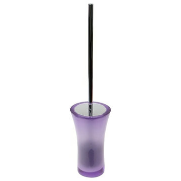 Free Standing Toilet Brush Holder Made From Thermoplastic Resins, Purple