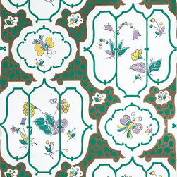 Chinoiserie: Green - Wallpaper