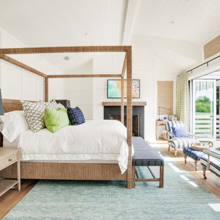 75 Beautiful Light Wood Floor Bedroom With A Standard