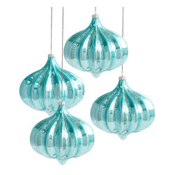 BLUE URCHIN ORNAMENTS - NEW - Christmas Ornaments
