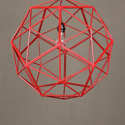 red bakey street orb - Pendant Lighting