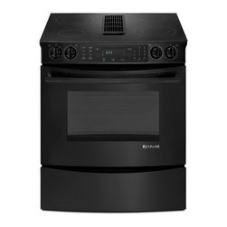 Jenn-Air 30" Slide-in Electric Downdraft Range, Black On Black | JES9800CAB - Gas Ranges And Electric Ranges