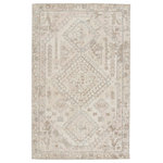 Jaipur Living - Jaipur Living Arlowe Handmade Medallion Area Rug, Light Brown/Light Pink, 8'x10' - The handwoven Blythe collection features a cut-loop pile and soft-yet-textured feel. Transitional, soft colors balance more tribal patterns for a look that is both statement-making and grounding at the same time. The light brown and light pink Arlowe rug boasts a geometrically detailed medallion design that lends a touch of global appeal. The blend of natural wool and luxe rayon made from bamboo grounds spaces with soft, inviting texture.