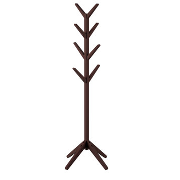 Lavish Home Coat Rack, Modern Freestanding Wooden Coat Tree