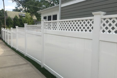 PVC Fence with Lattice