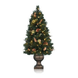 Balsam Hill Sausalito Pine Topiary Artificial Christmas Tree - Christmas Trees