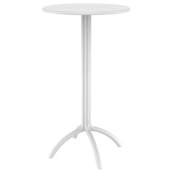 Compamia Octopus Round Bar Table, White