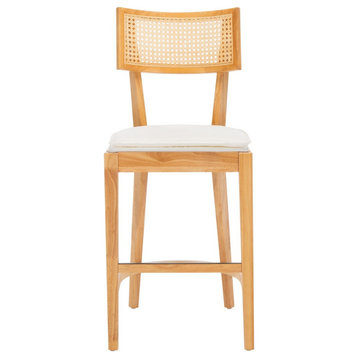 Safavieh Galway Cane Counter Stool, Natural