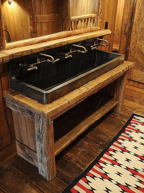 Best Metal Trough Sink Design Ideas & Remodel Pictures Houzz