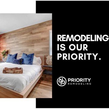 Bedroom and bathroom Remodel by Priority Remodeling