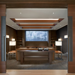 Southwest home theater photo in Phoenix