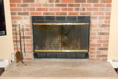 Fireplace Doors-Before and After