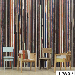 Modern Rustic Scrapwood Wallpaper - Wallpaper