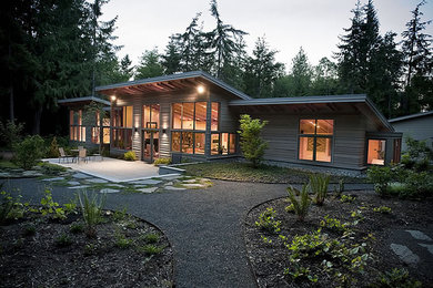 Contemporary exterior in Seattle.