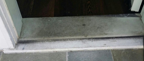 Finishing Exterior Front Door Threshold