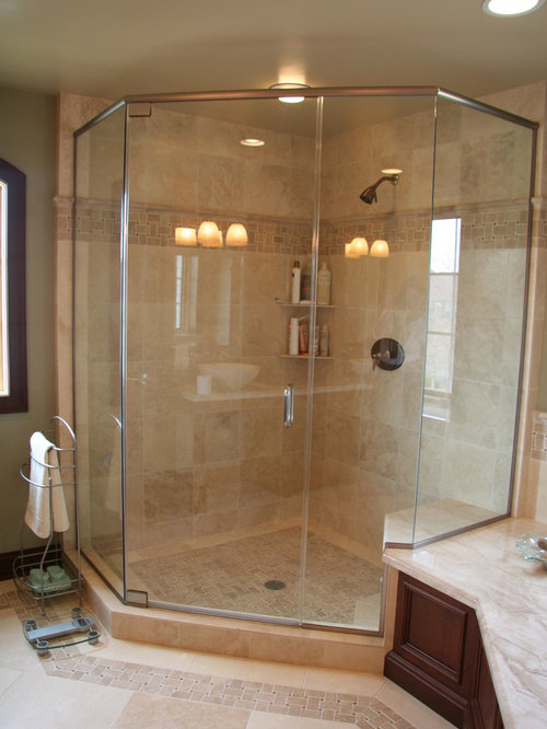 Diagonal Shower Tile Houzz