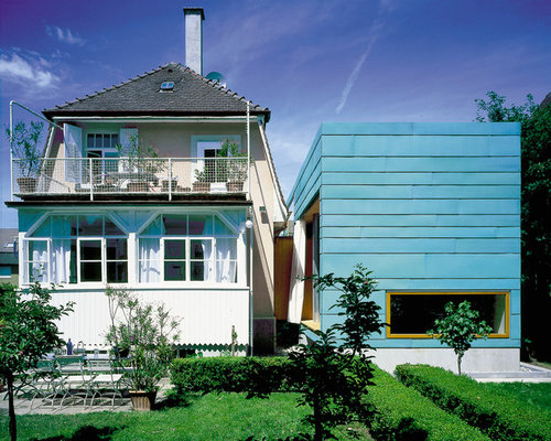 Blaue Häuser und Fassaden: Ideen für die Haus- & Fassadengestaltung | HOUZZ