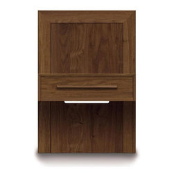 Moduluxe Attached Nightstand with Shelf-Storage Bed Series - Nightstands And Bedside Tables