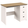 Traditional Desk, Attached 3-Drawer