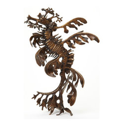 Bronze leafy sea dragon (Vertical Version) - Sculptures