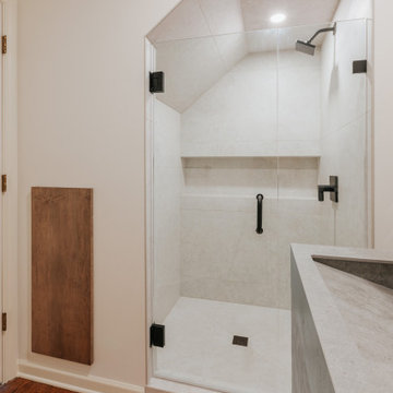 Lake Oswego Dual Modern Bathroom Remodel