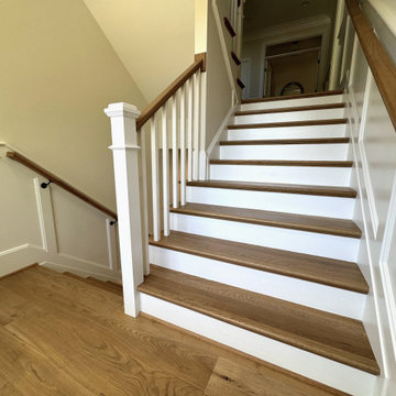 Project #141 | Timeless Switchback Staircase with Traditional Box Newels
