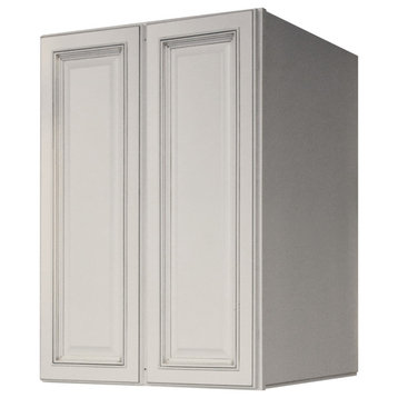 Sunny Wood RLP2436T-A Riley 24"W x 36"H Double Door Pantry - White