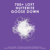 Hutterite Goose Down Comforter, Full, All Season Weight