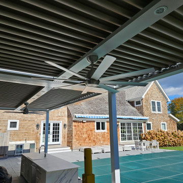 Open Aire Alfresco Competes Against The Elements Of Weather