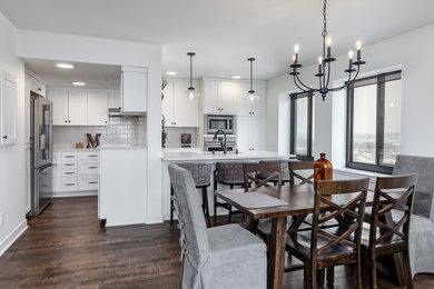 Kitchen - transitional kitchen idea in Other