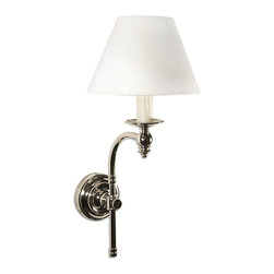 Soho Wall Sconce - Shiny Nickel - Wall Sconces