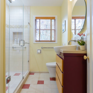 Napa Frank Lloyd Wright - Monona Terrace Inspired Bath