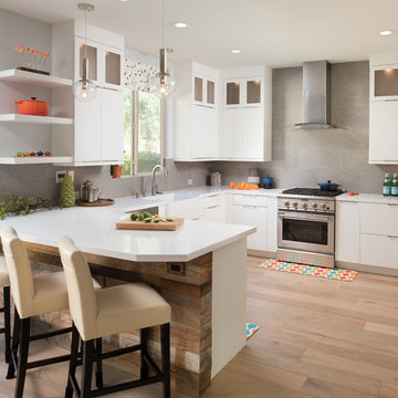 Modern Kitchen Rustic Elements