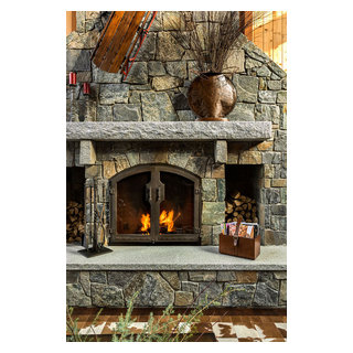 Alpine Ski Home - Rustic - Family Room - Burlington - by Randy Trainor ...