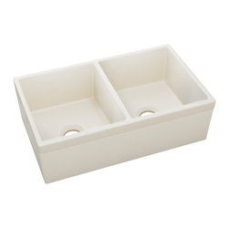Elkay Fireclay 29-7/8" x 19-3/4" x 10-1/16", Single Bowl Farmhouse Sink, Biscuit - Kitchen Sinks