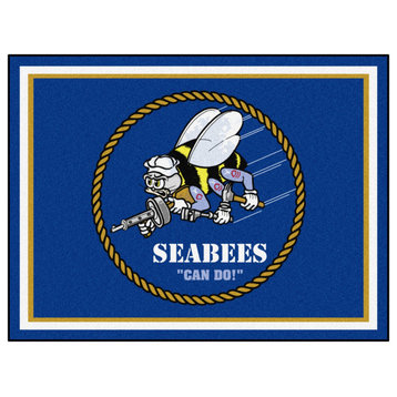 U.S. Navy, Seabees Rug 8'x10'