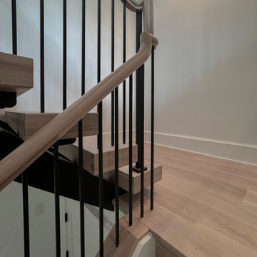 Project #122 | Freestanding Steel & Wood Staircase