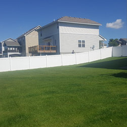 Front Patio, Small Retaining Wall, Fence Installation - Products