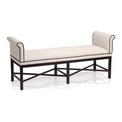 Kelly Rolled Arm Bench - Indoor Benches