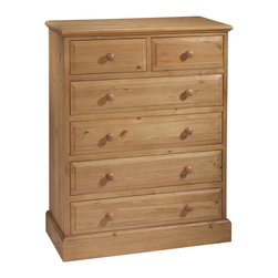 Windsor Pine 6 Drawer Chest - Dressers