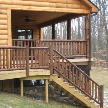 Log Railing