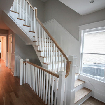 29_Beautiful Oak & White Staircase in Inviting and Quaint Home, Arlington VA 222