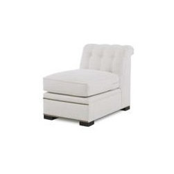 Modern Chesterfield Armless Chair - Armchairs And Accent Chairs