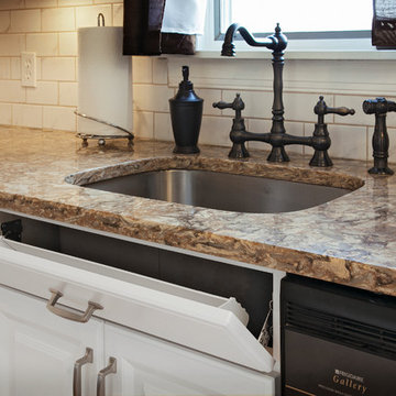 Cambria quartz. Frosty White Prestige Square