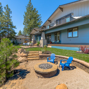 Backyard firepit, Bend, Oregon