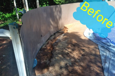 Example of a pool design in Charlotte