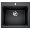 Blanco Liven 25" Dual Mount Single Basin SILGRANIT Laundry Sink 401920