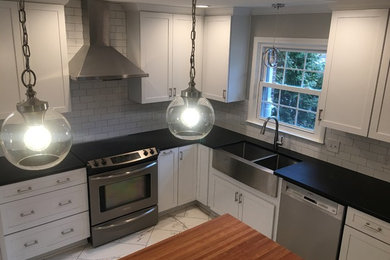 Cottage chic kitchen photo in Other