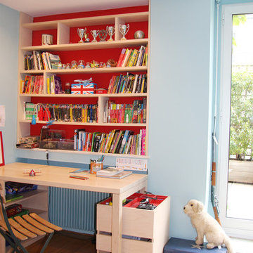 Chambre enfant avec tout en meuble sur mesure