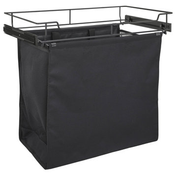 Canvas Pull Out Hamper for Custom Closet Systems, 24"